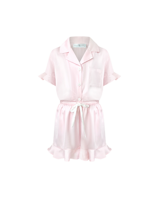 Mini Pink Marshmallow Pajama Set, for Girl