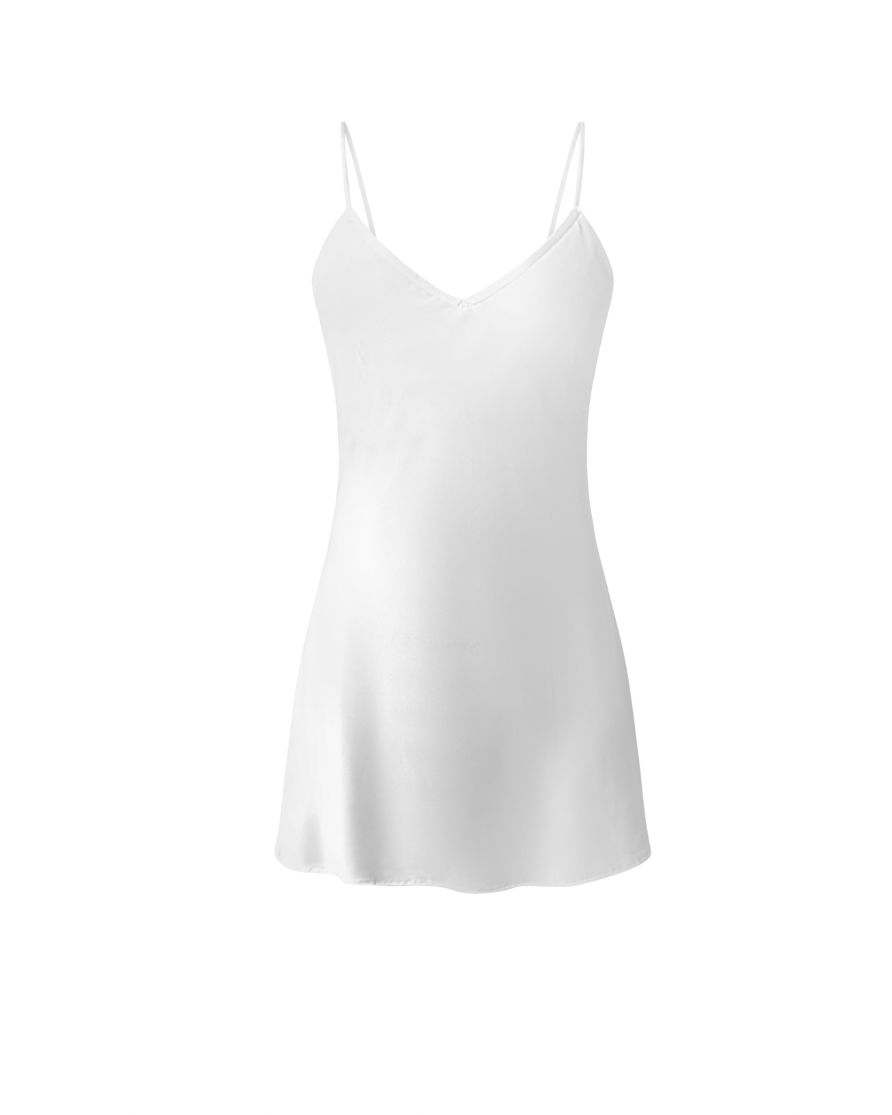 Short Slip On Dress, Off White JULIA LUSSI Short Slip On Dress, Off White JULIA LUSSI