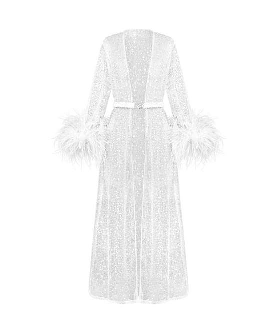 Bridal Sparkling Kimono, 1 pc