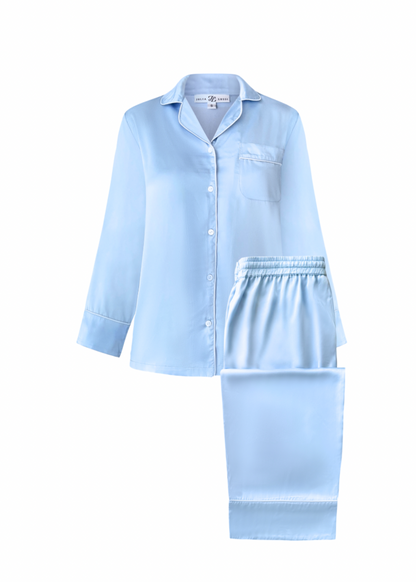 Pajama Set with Pants Sophia, Light Blue 