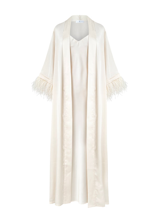 Long Kimono & Slip On Dress Set Afrodita, 2 pc 