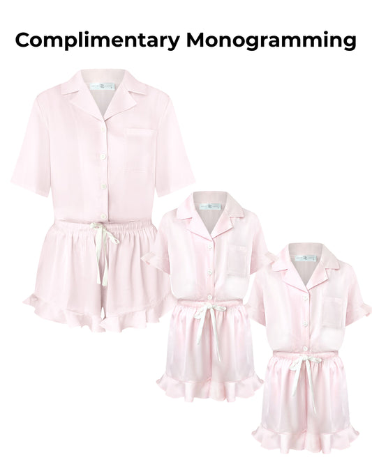 3-sets Mother-Daughters Matching Bundle, Rose Pink