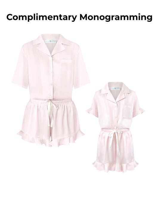 2-sets Mother-Daughter Matching Bundle, Rose Pink
