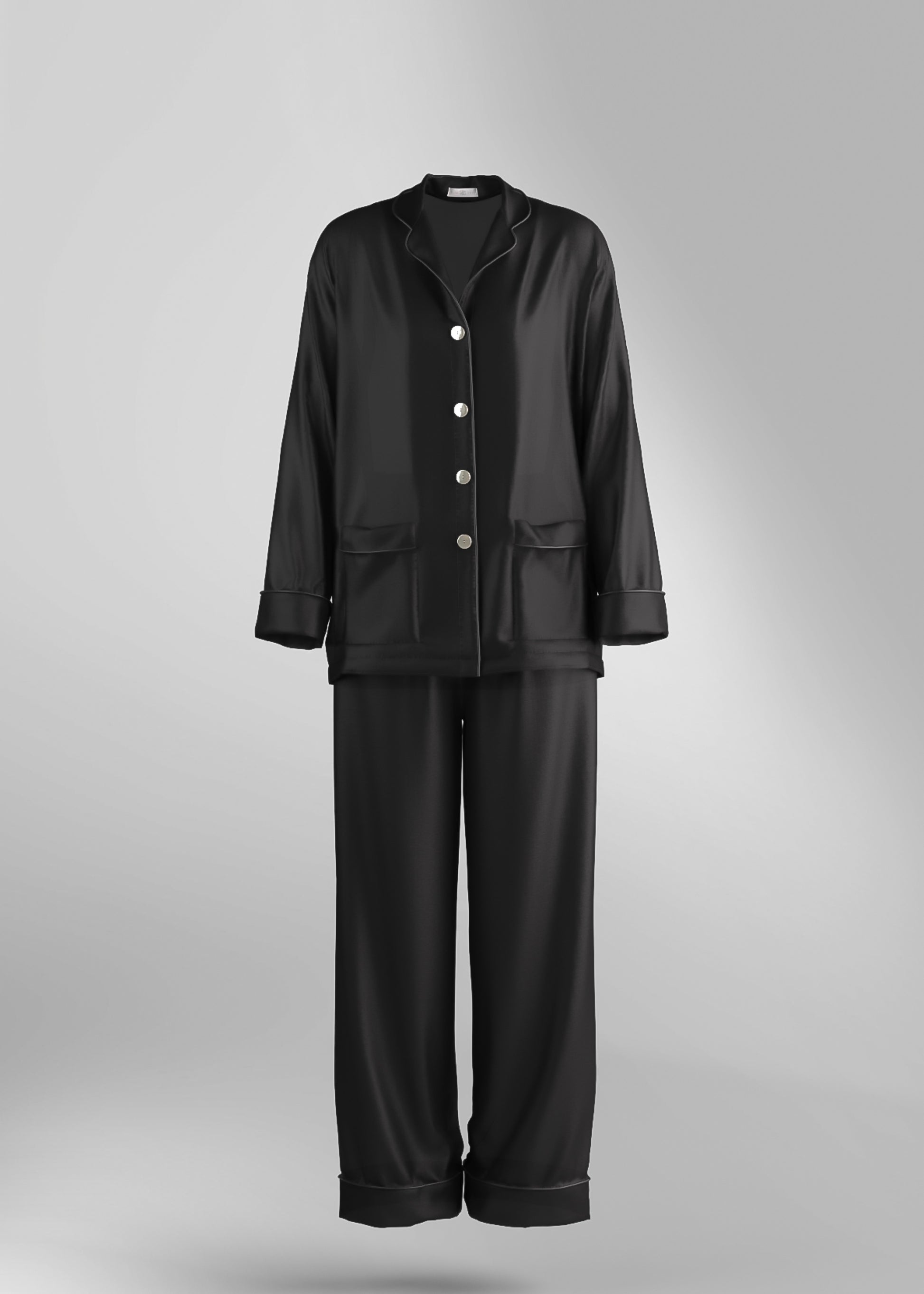 Pajama Set with Pants Dream, Black 